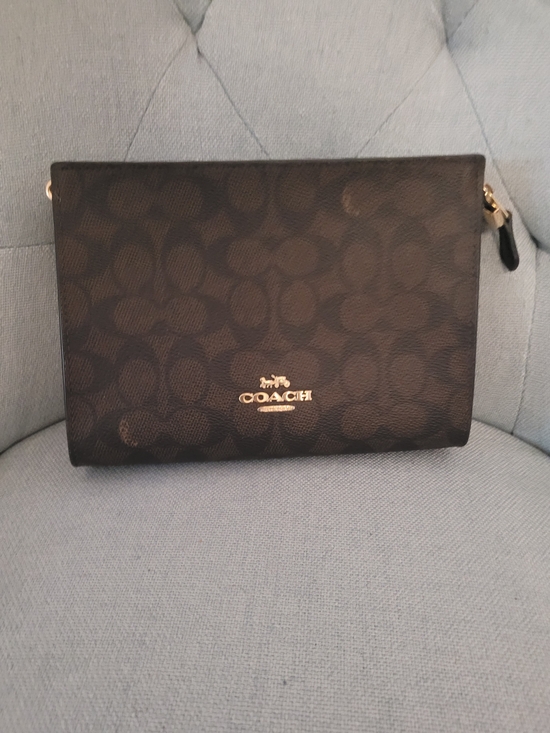 Coach Handbags - COACH Slim Signature Canvas Crossbody Bag
